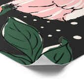 Nahtloses Vintages Vintages Druckbild Poster (Ecke)