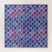 Nahtloses Violett-Muster Puzzle (Horizontal)