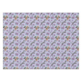 Nahtloses Waldblätter-Muster Dunkle Botanik  Tischdecke (Vorderseite (Horizontal))