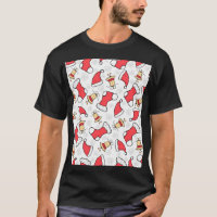 Nahtloses Weihnachtsmuster, festliches Design.