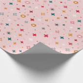Nahtloses Weihnachtsmuster-Wrap-Papier Geschenkpapier (Ecke)