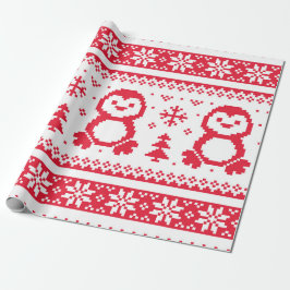 Nahtloses Wintermuster WeihnachtsPackpapier Geschenkpapier