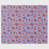 Nahtloses Wrapping Paper: Halloween-Candy-Leckerei Geschenkpapier (Flach)