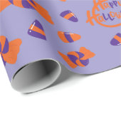 Nahtloses Wrapping Paper: Halloween-Candy-Leckerei Geschenkpapier (Rolleneckpunkt)