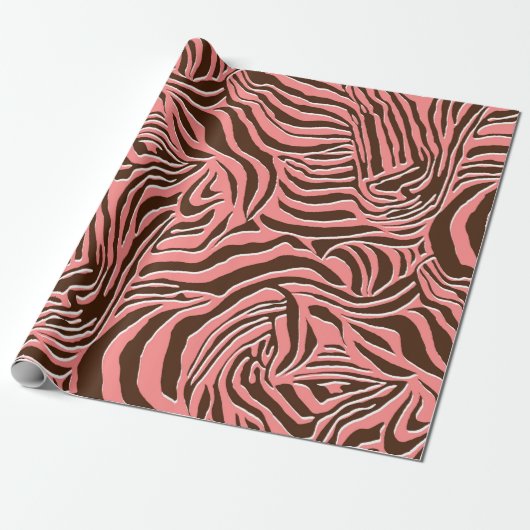 Nahtloses Zebra-Druckmuster Geschenkpapier (Ungerollt)