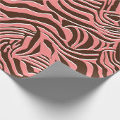 Nahtloses Zebra-Druckmuster Geschenkpapier (Ecke)