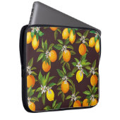 Nahtloses Zitrusmuster. Vintage Keule Laptopschutzhülle (Vorne Rechts)
