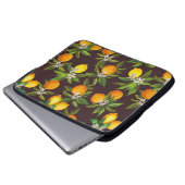 Nahtloses Zitrusmuster. Vintage Keule Laptopschutzhülle (Vorne Knopf)