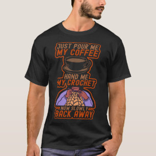 Nähtrunk Kaffee Schneider Barista Crochet Espress T-Shirt