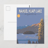 Nahuel Huapi Lake Argentina Reisen Kunst Vintag Postkarte (Vorne/Hinten)