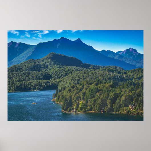 Nahuel huapi Nationalpark aantenview, bariloche Poster (Vorne)