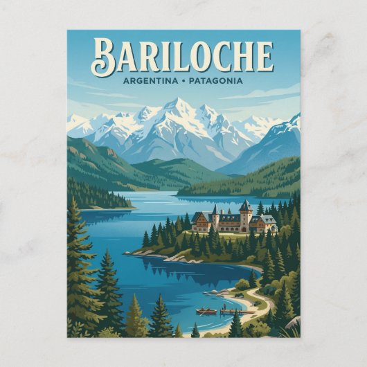 Nahuel-Huapi-See Postkarte (Vorderseite)