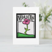 NAHUI OLLIN DANKESKARTE (Stehend Vorderseite)