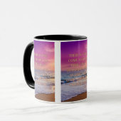 Nahum 1:11 KJV Bible Verse Christlich Scripture Pi Tasse (Vorderseite Links)