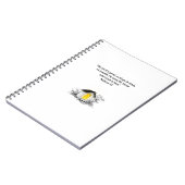 Nahum 1:7 Christian Scripture Notebook Journal Notizblock (Linke Seite)