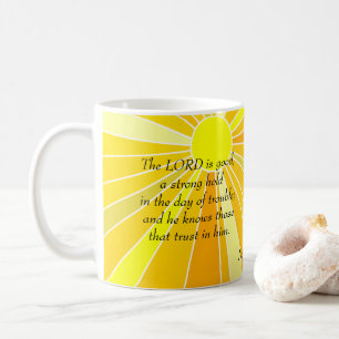 Nahum 1:7 kaffeetasse
