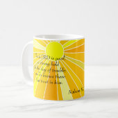 Nahum 1:7 kaffeetasse (Vorderseite Links)