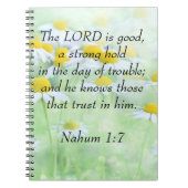 Nahum 1:7 notizblock (Vorderseite)