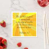 Nahum 1:7 serviette (Beispiel)