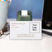 Nähwechsel mit Scheren Visitenkarte