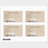 Nähwechsel Nähen Nähkennzeichen für die Kundenbest Rechteckiger Aufkleber (Blatt)