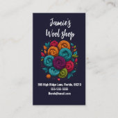 Nähwerkstatt Kinder aus der Wollwerkstatt Visitenkarte (Vorderseite)