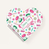 Nähzeit Spiral Notebook Notizblock (Vorderseite)