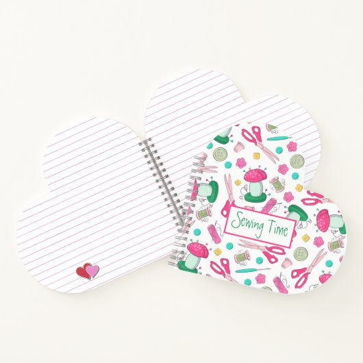 Nähzeit Spiral Notebook Notizblock (Innenseite)