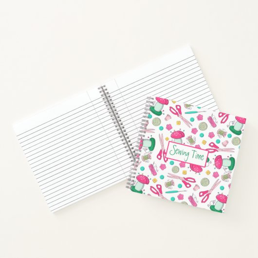 Nähzeit Spiral Notebook Notizblock (Innenseite)