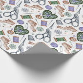 Nähzubehör Geschenkpapier (Ecke)