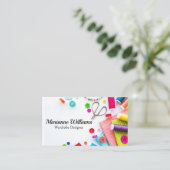 Nähzubehör | Stoffe Visitenkarte (Stehend Vorderseite)