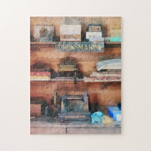 Nähzubehör und Nähmaschine Puzzle