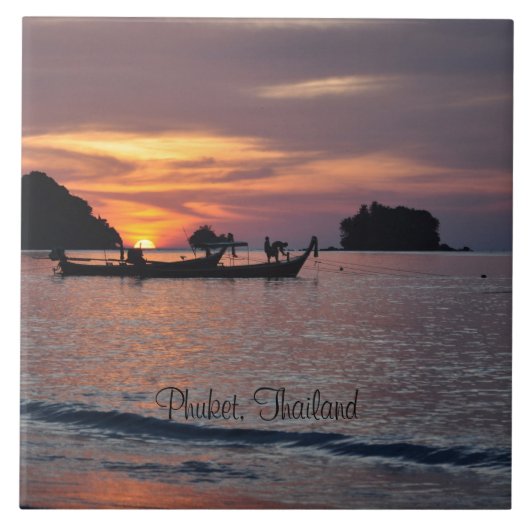 Nai Yang Beach, Phuket, Thailand Fliese (Vorderseite)