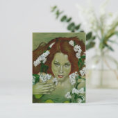 Naiad Nymph Postcard Postkarte (Stehend Vorderseite)