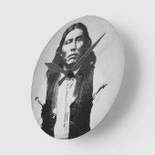 Naiche (d.1874) Chef der Chiricahua-Apaches von Runde Wanduhr (Winkel)