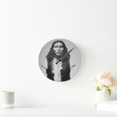 Naiche (d.1874) Chef der Chiricahua-Apaches von Runde Wanduhr (Zuhause)