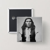 Naiche (d.1874) Leiter der Chiricahua Apaches von Button (Vorne & Hinten)