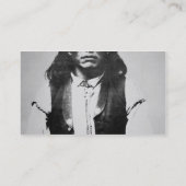 Naiche (d.1874) Leiter der Chiricahua Apaches von Visitenkarte (Rückseite)