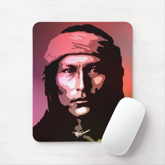 Naichez - Chiricahua Apache Mousepad (Mit Mouse)