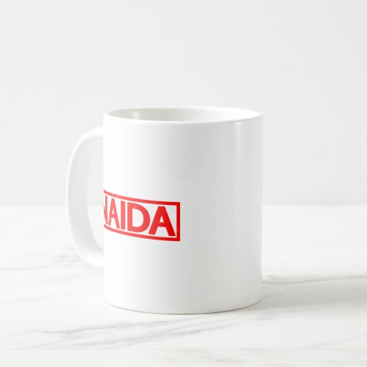 Naida Briefmarke Kaffeetasse (Vorderseite Links)