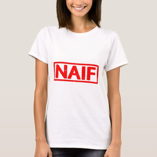 Naif Briefmarke T-Shirt (Vorderseite)
