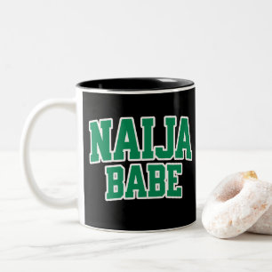 Naija Babe — Nigerianischer Stolz Zweifarbige Tasse