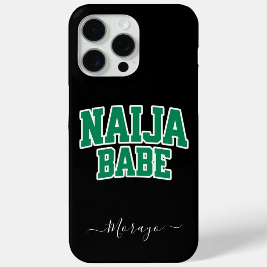Naija Babe — Personalisierte Handyhülle Case-Mate iPhone Hülle (Rückseite)