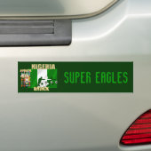 Naija Flagge der Nigeria-Fußballstargeschenke Autoaufkleber (Auf Auto)