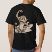 Naija Hustle Monkey T-Shirts - Destiny Quote  (Rückseite)