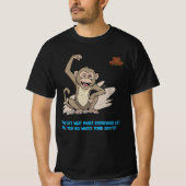 Naija Hustle Monkey T-Shirts - Destiny Quote (Vorderseite)