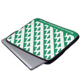Naija NIGERIA FLAG Custom Scripting Laptop Laptopschutzhülle (Vorne Knopf)