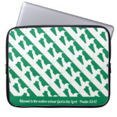 Naija NIGERIA FLAG Custom Scripting Laptop Laptopschutzhülle (Vorderseite)