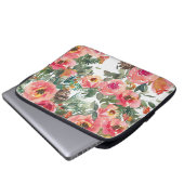 Nail Art Blume Laptopschutzhülle (Vorne Knopf)