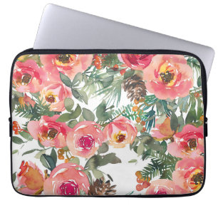 Nail Art Blume Laptopschutzhülle